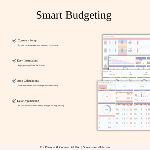 PLR - Ultimate Monthly Budget Spreadsheet - SpreadsheetsHub