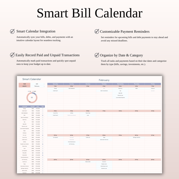 Annual Budget Spreadsheet Template in Excel & Google Sheets - SpreadsheetsHub