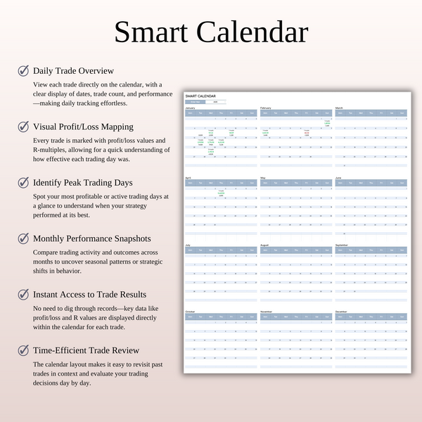 Forex Trading Journal Template for Google Sheets & Excel - SpreadsheetsHub