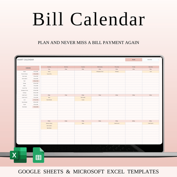 Ultimate Family Organizer Bundle - SpreadsheetsHub
