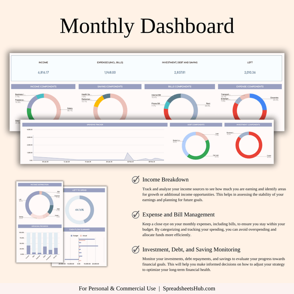 PLR - Ultimate Paycheck Budget Spreadsheet - SpreadsheetsHub