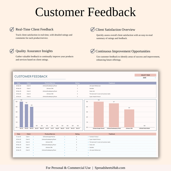PLR - CRM Template for Excel and Google Sheets - SpreadsheetsHub