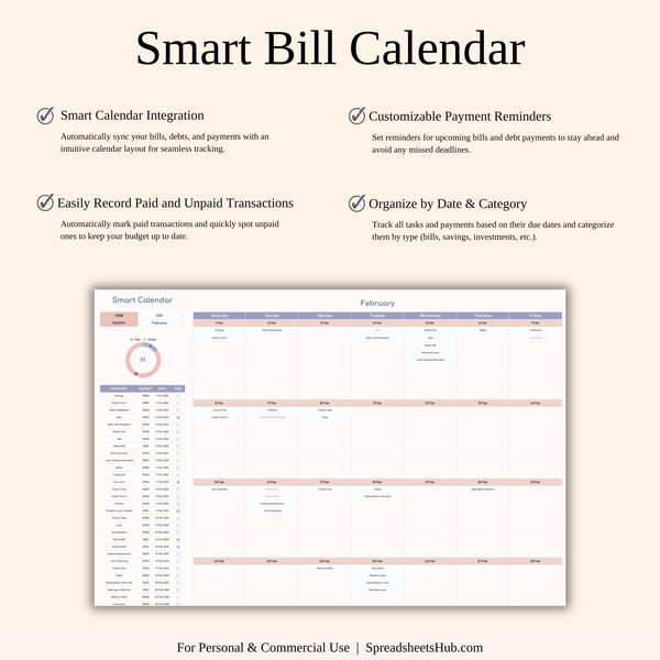 PLR - Annual Budget Spreadsheet Template - SpreadsheetsHub