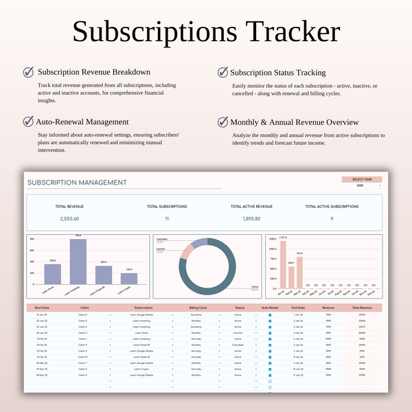 CRM Template for Excel and Google Sheets - SpreadsheetsHub