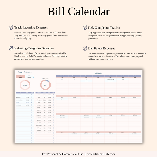 PLR - Annual 50/30/20 Budget Spreadsheet Template - SpreadsheetsHub