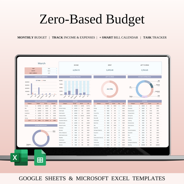 Essential Expense Control Kit - SpreadsheetsHub