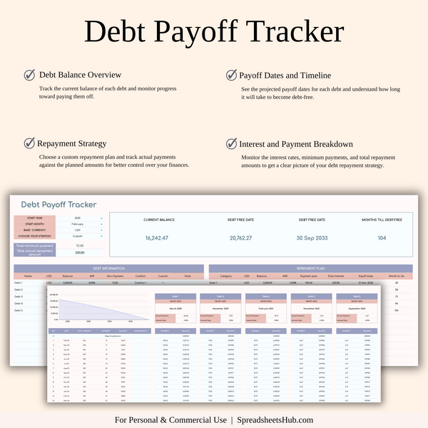 PLR - Annual 50/30/20 Budget Spreadsheet Template - SpreadsheetsHub