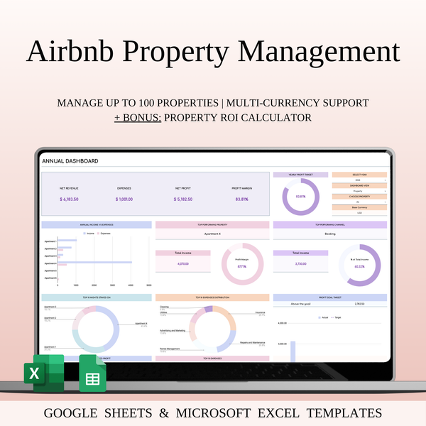 Premium Property Management Toolkit - SpreadsheetsHub