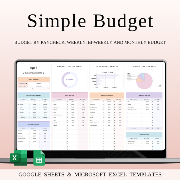 Life Organizer Bundle - SpreadsheetsHub