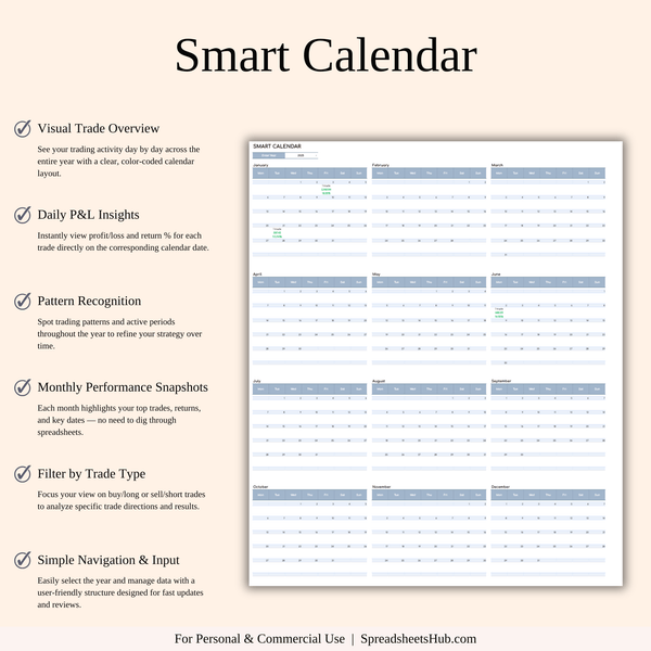 PLR - Options, Stock & Futures Trading Journal - SpreadsheetsHub