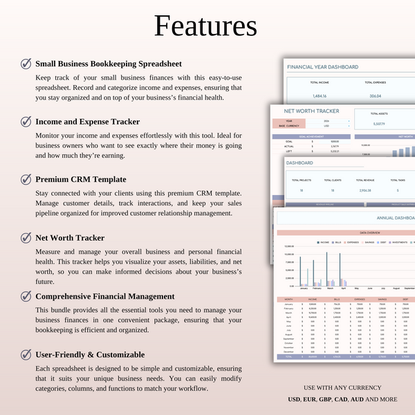 Small Business Finance & Bookkeeping - SpreadsheetsHub