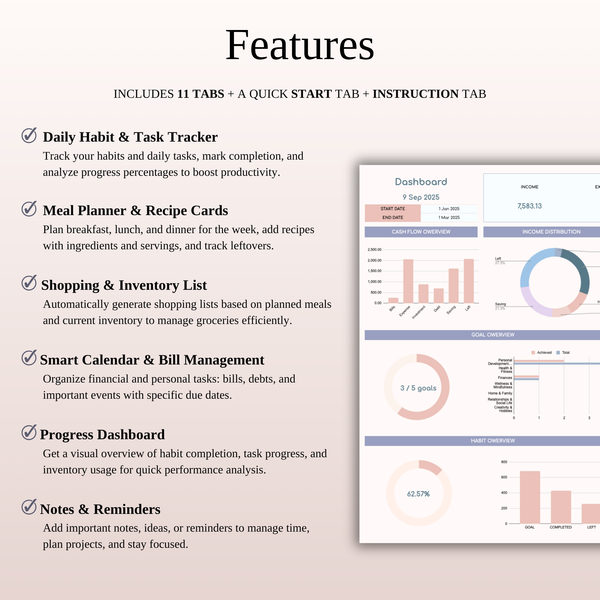 Features - SpreadsheetsHub