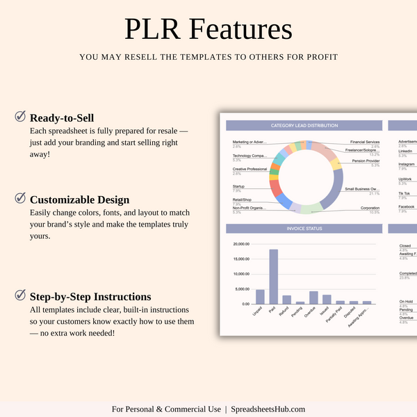 PLR - Client Tracker Spreadsheet Template - SpreadsheetsHub