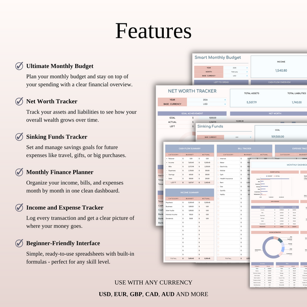 Ultimate Personal Finance Toolkit - SpreadsheetsHub