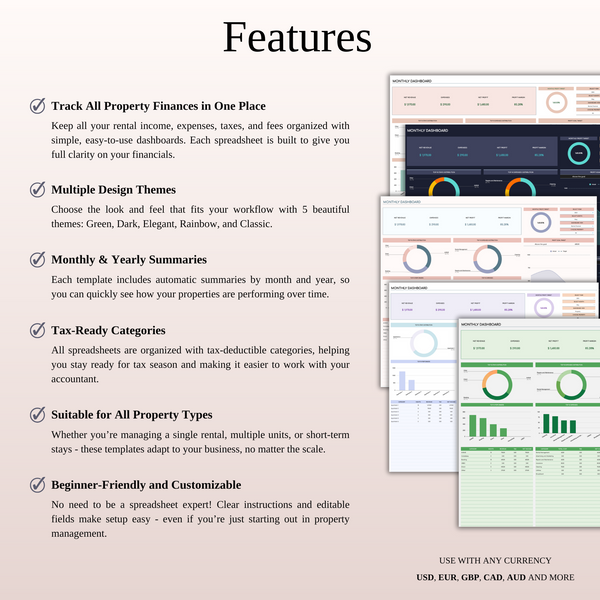 Rental Property Accounting & Bookkeeping - SpreadsheetsHub
