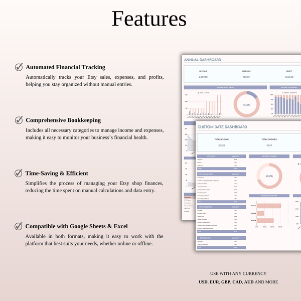 Premium Tools for Etsy Seller - SpreadsheetsHub