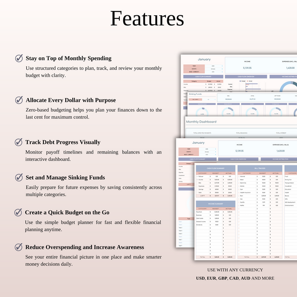 Essential Expense Control Kit - SpreadsheetsHub