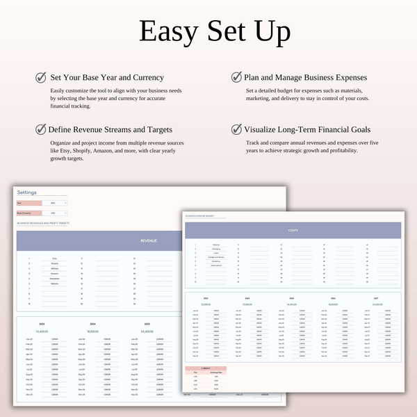 Small Business Bookkeeping Spreadsheet Template for Excel & Google Sheets - SpreadsheetsHub
