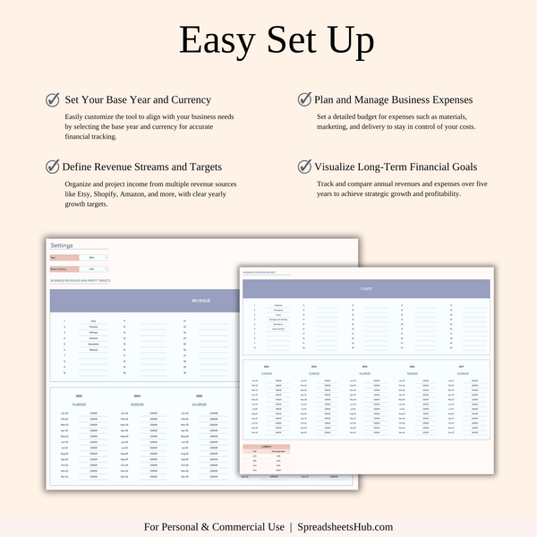 PLR - Small Business Bookkeeping Spreadsheet - SpreadsheetsHub