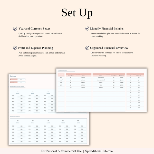 PLR - Airbnb Income and Expense Spreadsheet - SpreadsheetsHub
