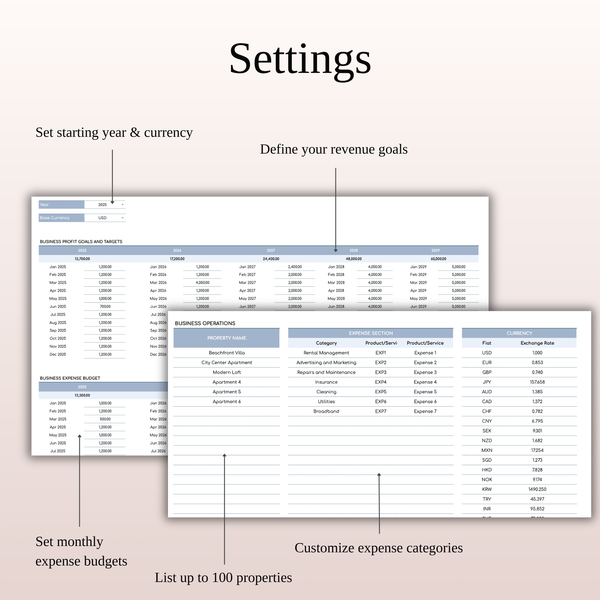 Ultimate Airbnb Host CSV Tracker: Excel & Google Sheets Template for Income and Expenses - SpreadsheetsHub