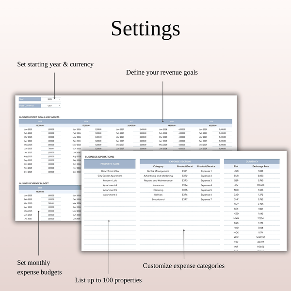 Ultimate Airbnb Host CSV Tracker: Excel & Google Sheets Template for Income and Expenses - SpreadsheetsHub