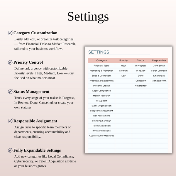 Task Tracker Template Spreadsheet for Google Sheets & Excel - SpreadsheetsHub
