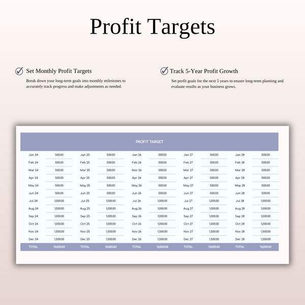 Etsy Seller Spreadsheet Template in Excel & Google Sheets - SpreadsheetsHub