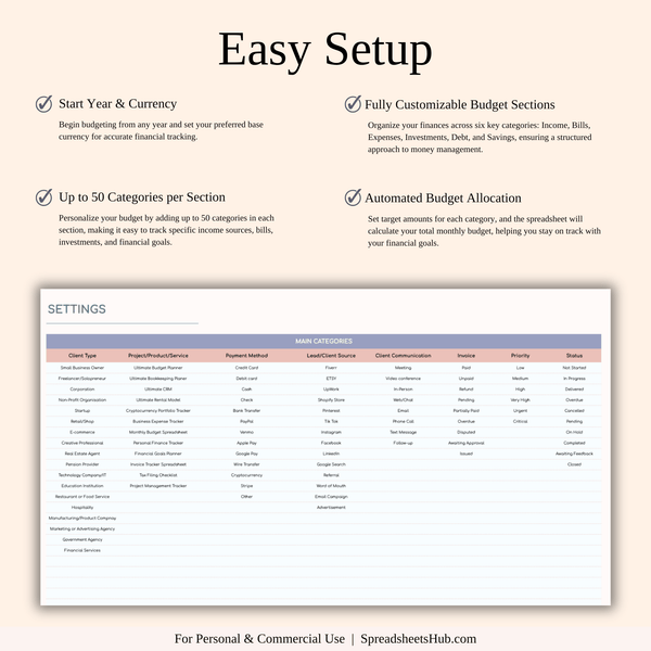 PLR - Client Tracker Spreadsheet Template - SpreadsheetsHub