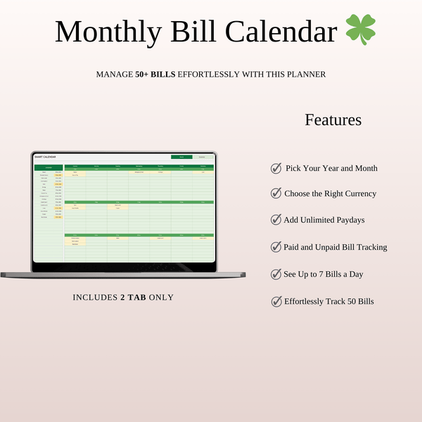 Bill Payment & Tracking Essentials - SpreadsheetsHub