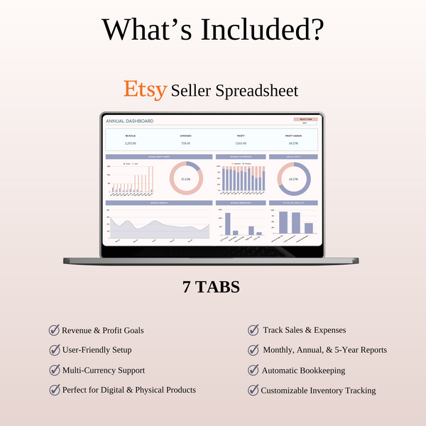 Premium Tools for Etsy Seller - SpreadsheetsHub