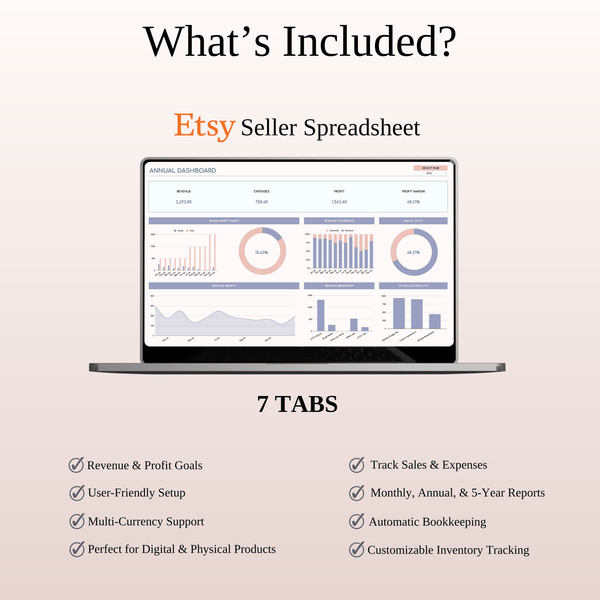 Premium Tools for Etsy Seller - SpreadsheetsHub