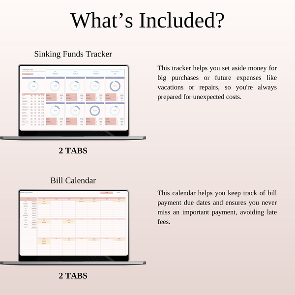 Expense & Bill Management Bundle - SpreadsheetsHub