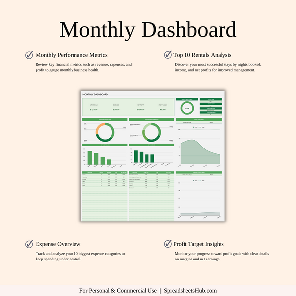 PLR - Zillow Property Management (Green Theme) - SpreadsheetsHub