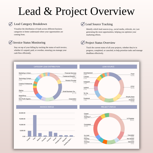 Client Tracker Spreadsheet Template in Excel and Google Sheets - SpreadsheetsHub