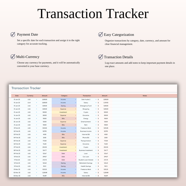 Ultimate Monthly Budget Spreadsheet Template Excel & Google Sheets - SpreadsheetsHub