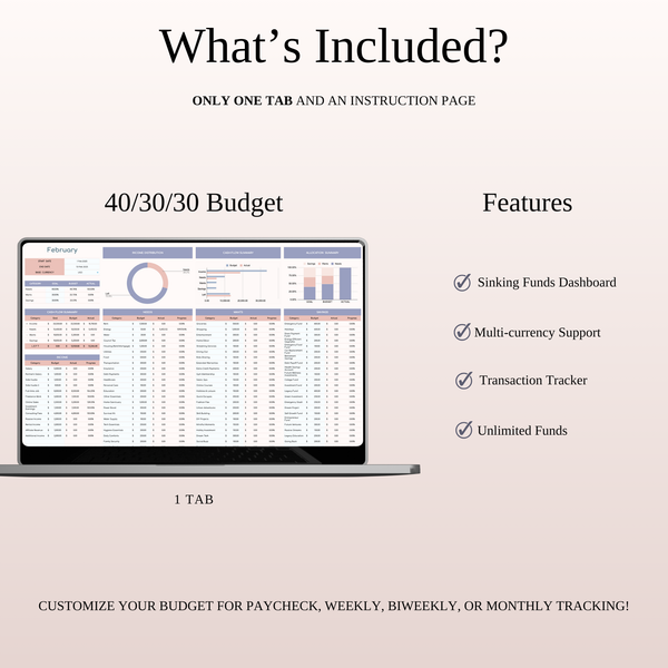 50/30/20 & Alternative Budgeting Methods - SpreadsheetsHub