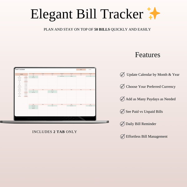 Bill Payment & Tracking Essentials - SpreadsheetsHub