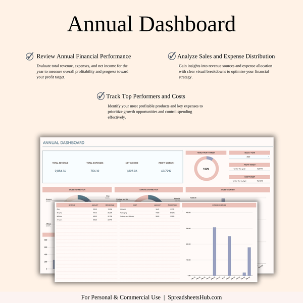PLR - Small Business Bookkeeping Spreadsheet - SpreadsheetsHub