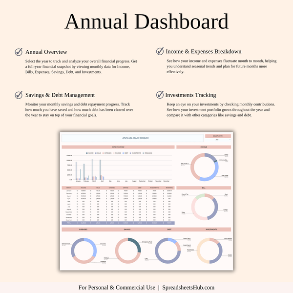 PLR - Income and Expense Tracker - SpreadsheetsHub