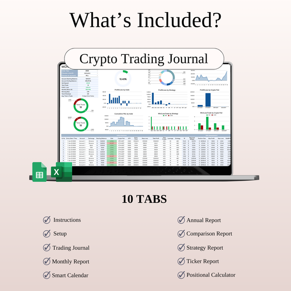 Trading Journals for Tracking Financial Markets - SpreadsheetsHub
