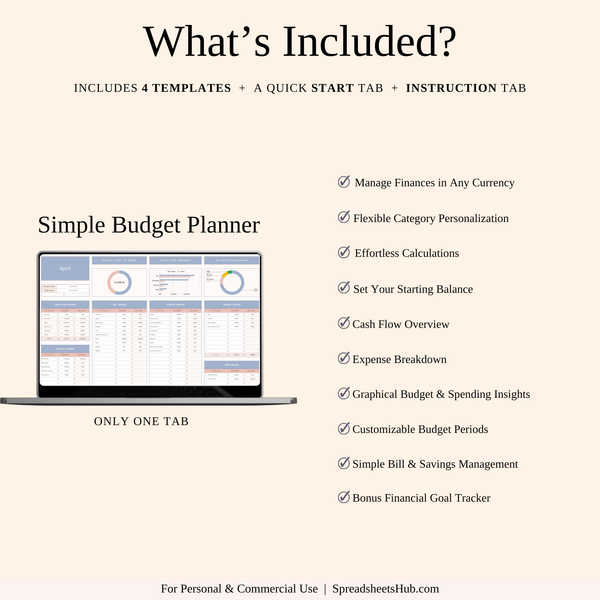 PLR Bundle - Ultimate Personal Finance Toolkit - SpreadsheetsHub