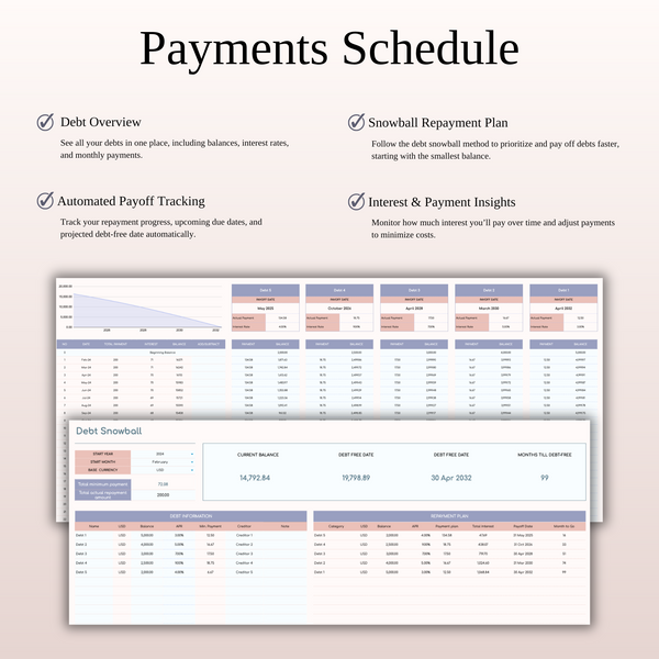 Ultimate Monthly Budget Spreadsheet Template Excel & Google Sheets - SpreadsheetsHub
