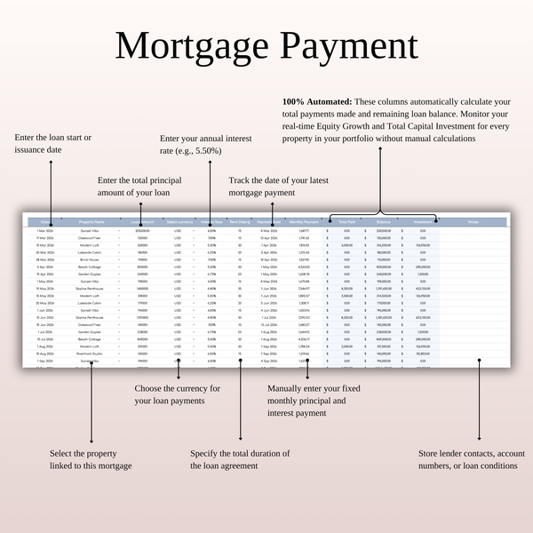 Task Tracker - Lease Management - Real Estate Portfolio Tracker - SpreadsheetsHub