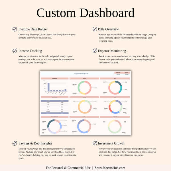 PLR - Income and Expense Tracker - SpreadsheetsHub