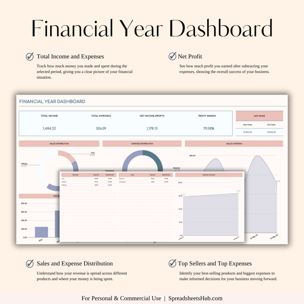 PLR - Small Business Bookkeeping Spreadsheet - SpreadsheetsHub