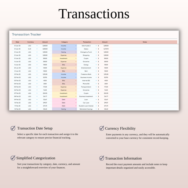 Ultimate Paycheck Budget Spreadsheet Template Excel & Google Sheets - SpreadsheetsHub
