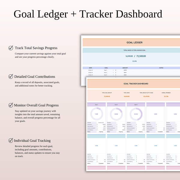 Budget Planner Excel & Google Sheets, Monthly Budget Spreadsheet, Personal Finance Tracker (Rainbow Theme) - SpreadsheetsHub