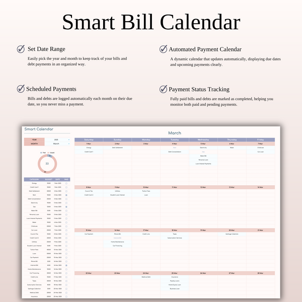 Ultimate Monthly Budget Spreadsheet Template Excel & Google Sheets - SpreadsheetsHub