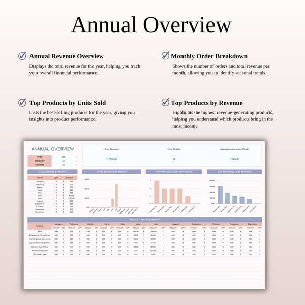 Order Tracker Spreadsheet Template - SpreadsheetsHub